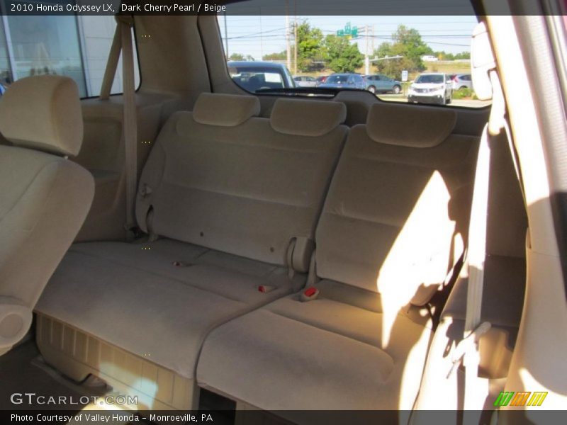 Dark Cherry Pearl / Beige 2010 Honda Odyssey LX