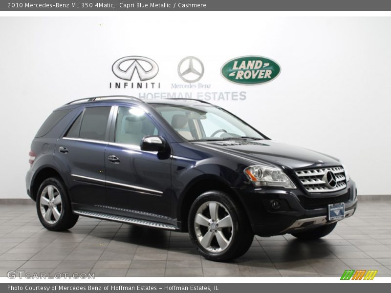 Capri Blue Metallic / Cashmere 2010 Mercedes-Benz ML 350 4Matic