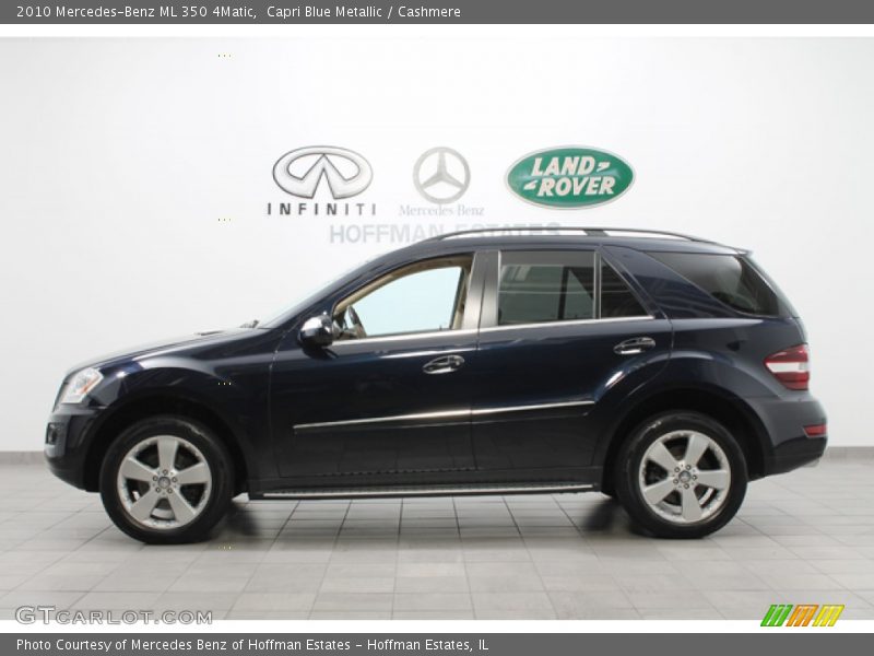 Capri Blue Metallic / Cashmere 2010 Mercedes-Benz ML 350 4Matic