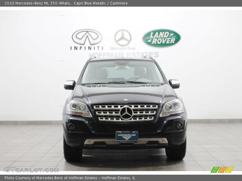 Capri Blue Metallic / Cashmere 2010 Mercedes-Benz ML 350 4Matic
