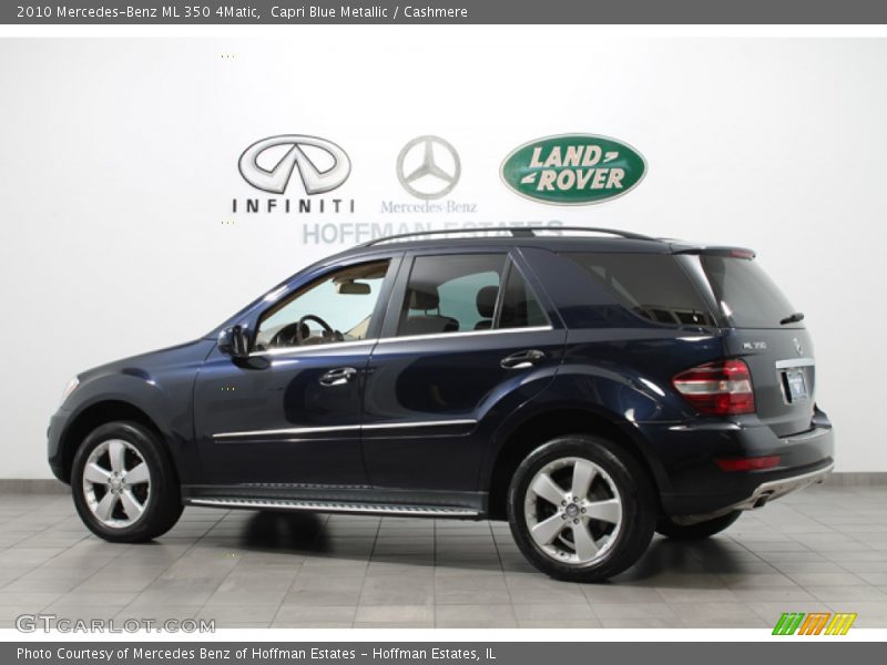Capri Blue Metallic / Cashmere 2010 Mercedes-Benz ML 350 4Matic