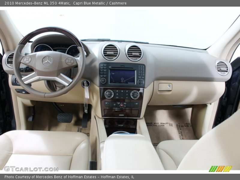 Capri Blue Metallic / Cashmere 2010 Mercedes-Benz ML 350 4Matic