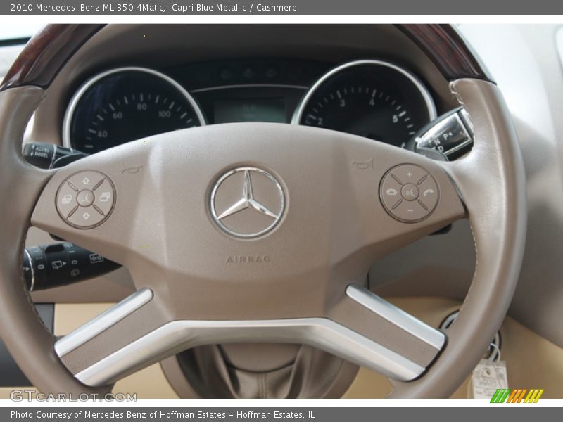 Capri Blue Metallic / Cashmere 2010 Mercedes-Benz ML 350 4Matic
