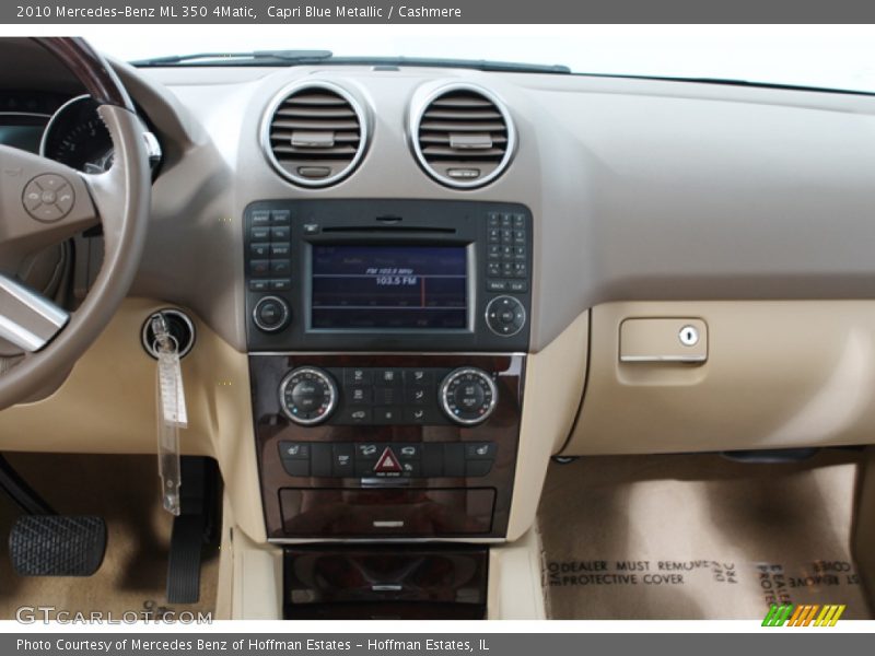 Capri Blue Metallic / Cashmere 2010 Mercedes-Benz ML 350 4Matic
