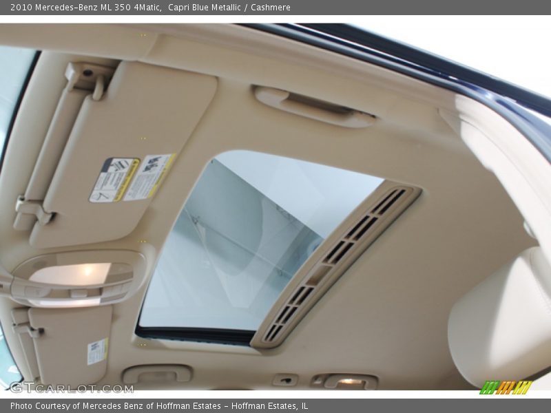 Capri Blue Metallic / Cashmere 2010 Mercedes-Benz ML 350 4Matic