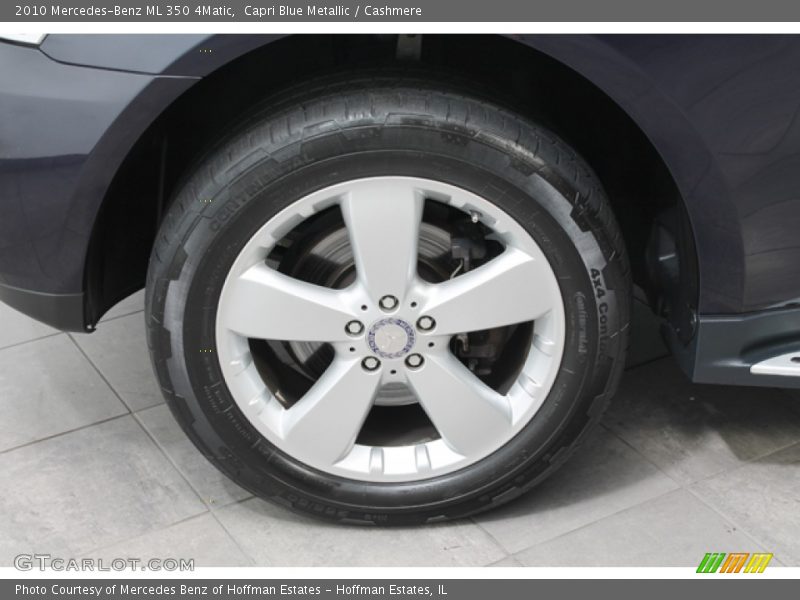 Capri Blue Metallic / Cashmere 2010 Mercedes-Benz ML 350 4Matic