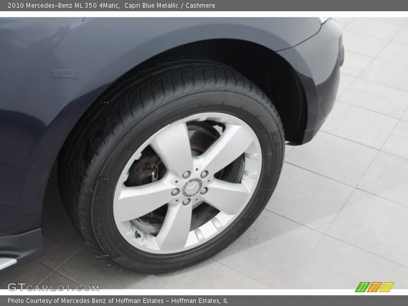 Capri Blue Metallic / Cashmere 2010 Mercedes-Benz ML 350 4Matic
