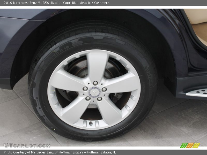 Capri Blue Metallic / Cashmere 2010 Mercedes-Benz ML 350 4Matic