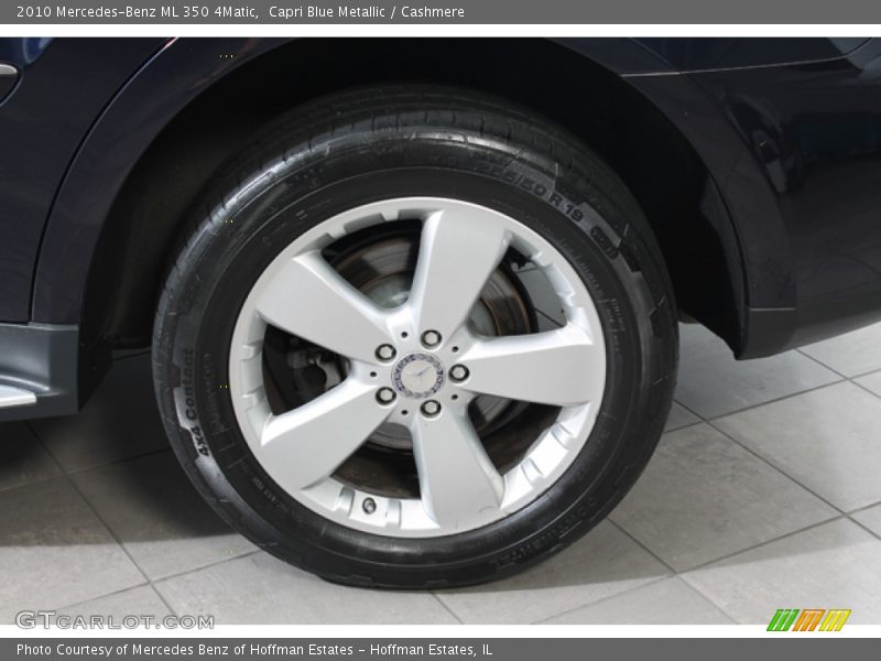 Capri Blue Metallic / Cashmere 2010 Mercedes-Benz ML 350 4Matic
