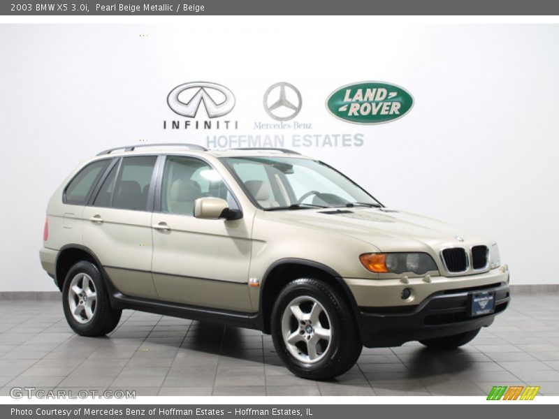 Pearl Beige Metallic / Beige 2003 BMW X5 3.0i