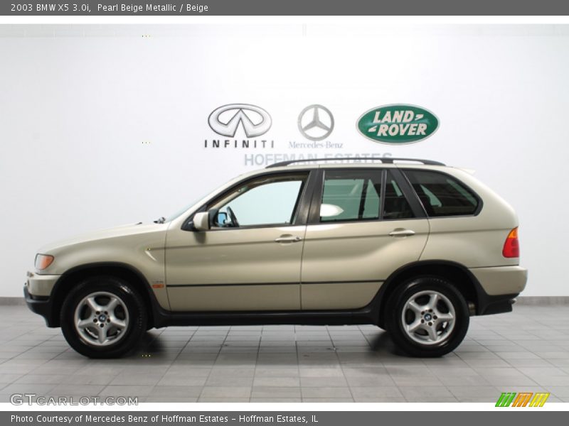 Pearl Beige Metallic / Beige 2003 BMW X5 3.0i