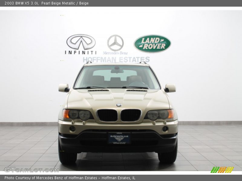 Pearl Beige Metallic / Beige 2003 BMW X5 3.0i