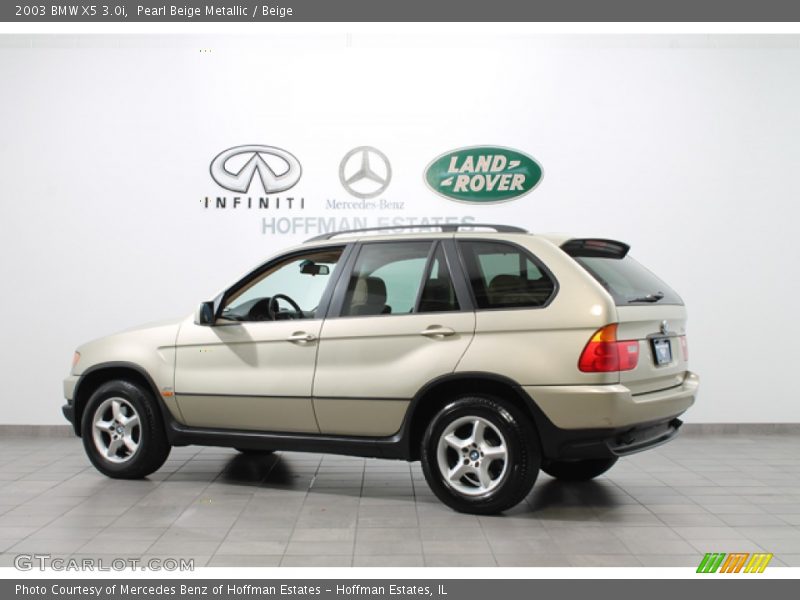 Pearl Beige Metallic / Beige 2003 BMW X5 3.0i