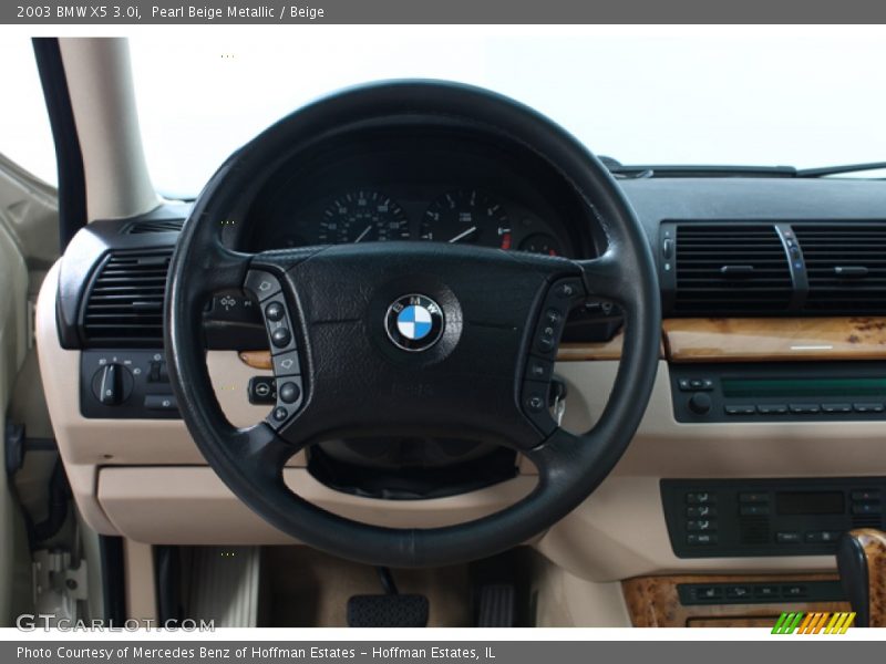 Pearl Beige Metallic / Beige 2003 BMW X5 3.0i