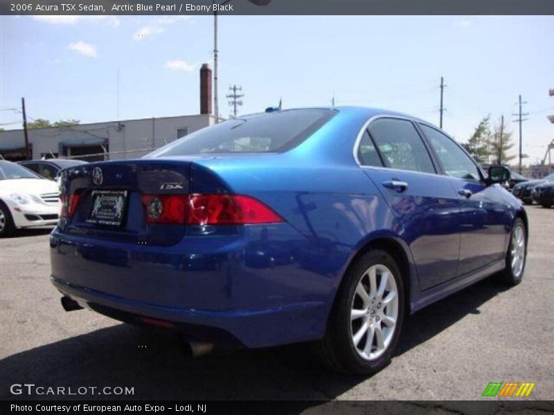 Arctic Blue Pearl / Ebony Black 2006 Acura TSX Sedan