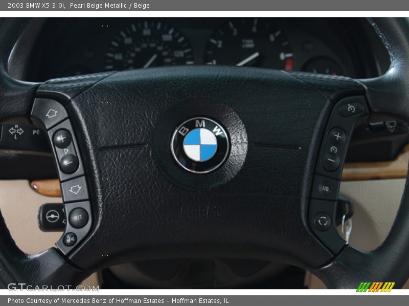 Pearl Beige Metallic / Beige 2003 BMW X5 3.0i
