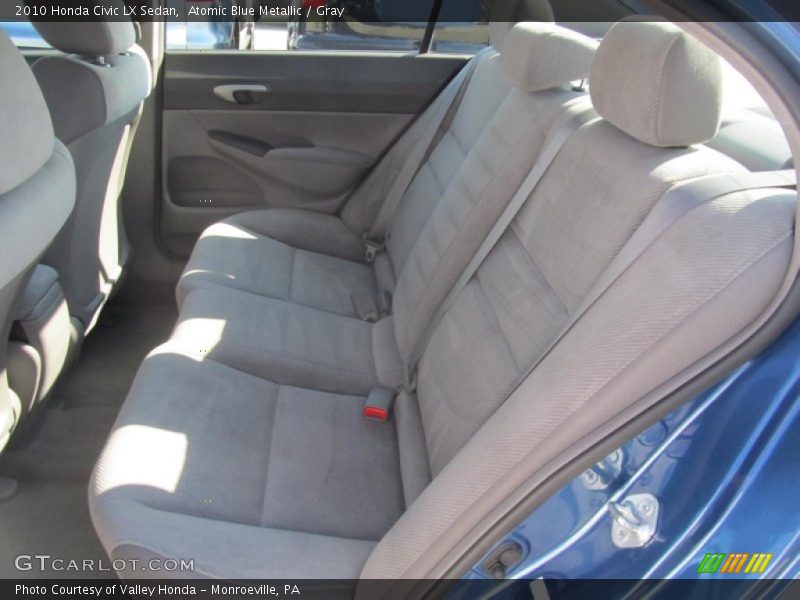 Atomic Blue Metallic / Gray 2010 Honda Civic LX Sedan
