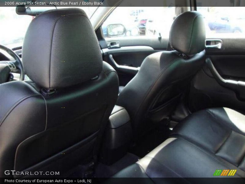 Arctic Blue Pearl / Ebony Black 2006 Acura TSX Sedan