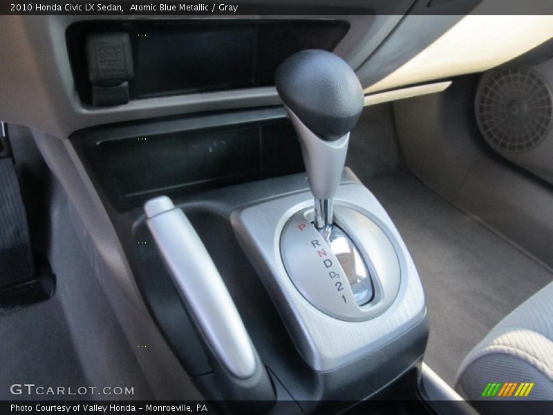 Atomic Blue Metallic / Gray 2010 Honda Civic LX Sedan