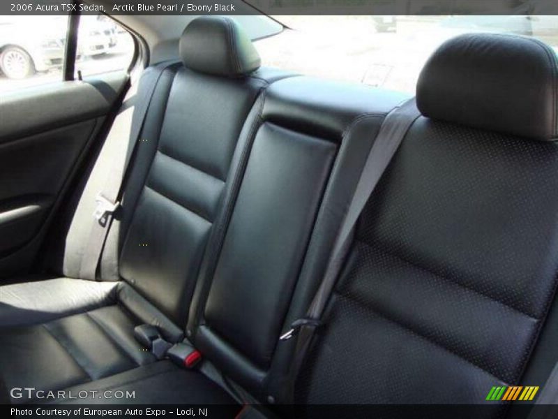 Arctic Blue Pearl / Ebony Black 2006 Acura TSX Sedan