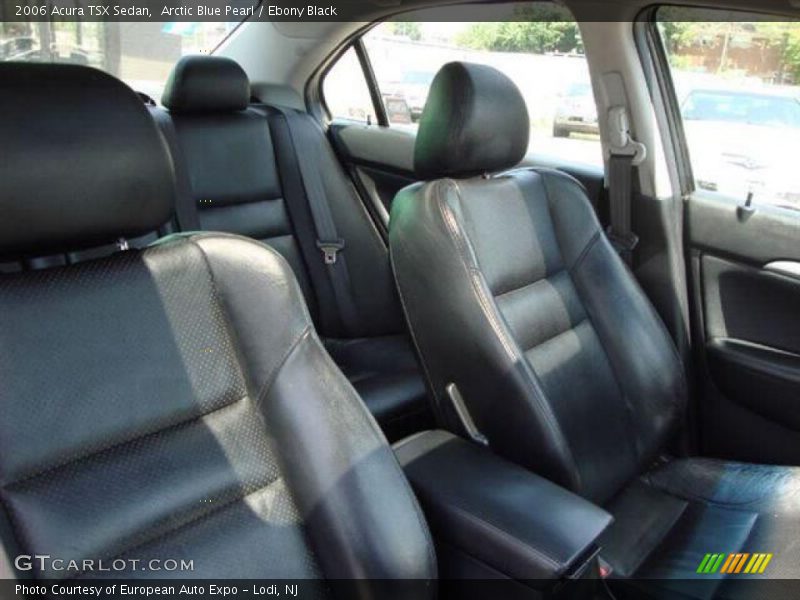 Arctic Blue Pearl / Ebony Black 2006 Acura TSX Sedan
