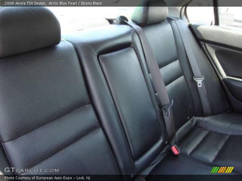 Arctic Blue Pearl / Ebony Black 2006 Acura TSX Sedan