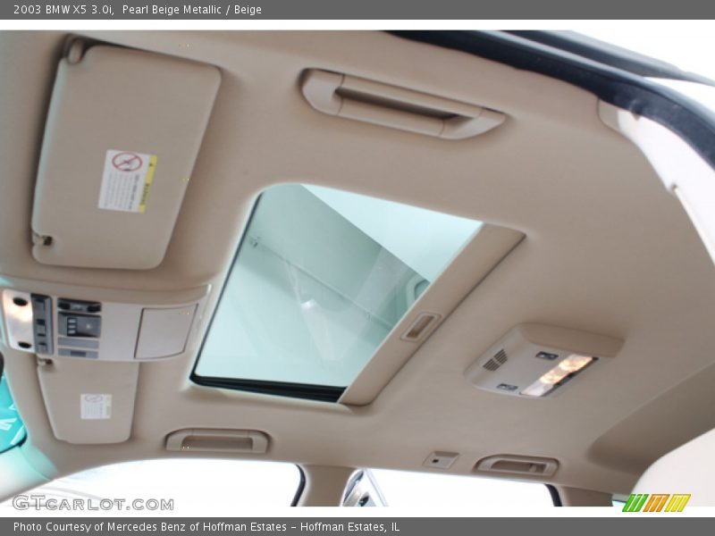 Pearl Beige Metallic / Beige 2003 BMW X5 3.0i