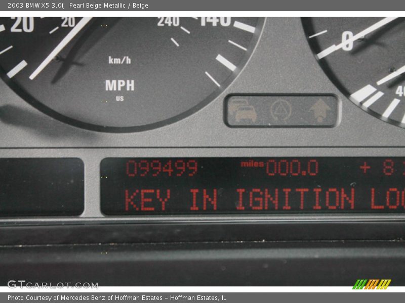 Pearl Beige Metallic / Beige 2003 BMW X5 3.0i