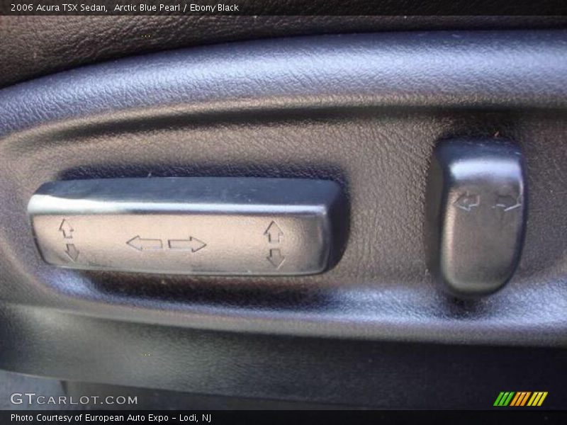 Arctic Blue Pearl / Ebony Black 2006 Acura TSX Sedan