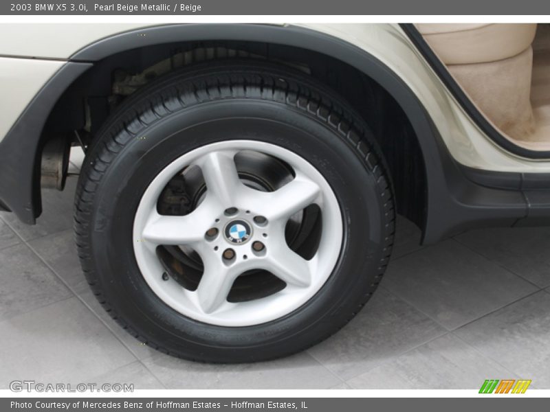Pearl Beige Metallic / Beige 2003 BMW X5 3.0i