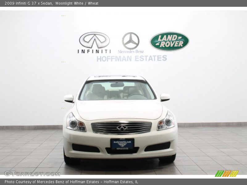Moonlight White / Wheat 2009 Infiniti G 37 x Sedan