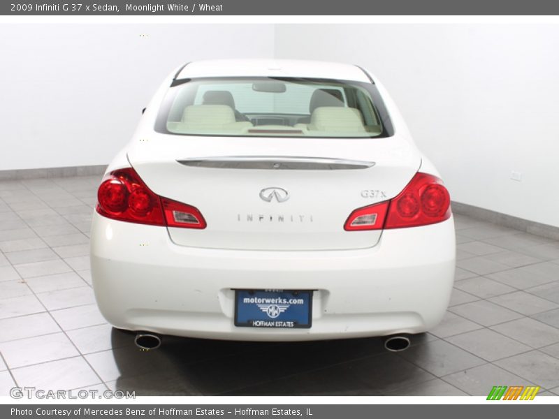 Moonlight White / Wheat 2009 Infiniti G 37 x Sedan