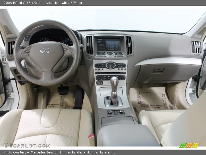 Moonlight White / Wheat 2009 Infiniti G 37 x Sedan
