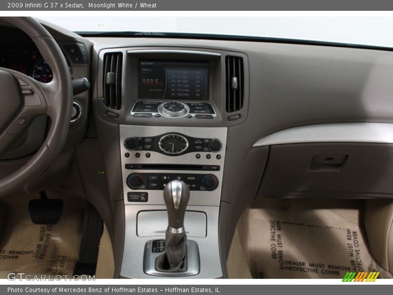 Moonlight White / Wheat 2009 Infiniti G 37 x Sedan