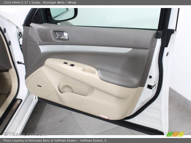 Moonlight White / Wheat 2009 Infiniti G 37 x Sedan
