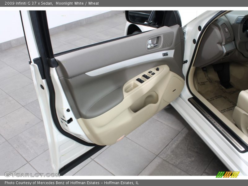 Moonlight White / Wheat 2009 Infiniti G 37 x Sedan