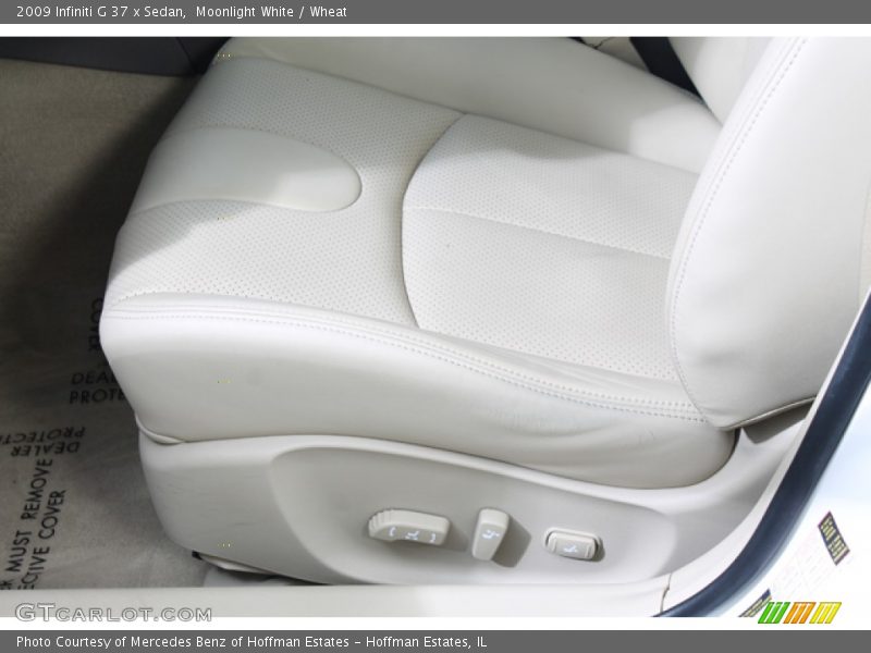 Moonlight White / Wheat 2009 Infiniti G 37 x Sedan