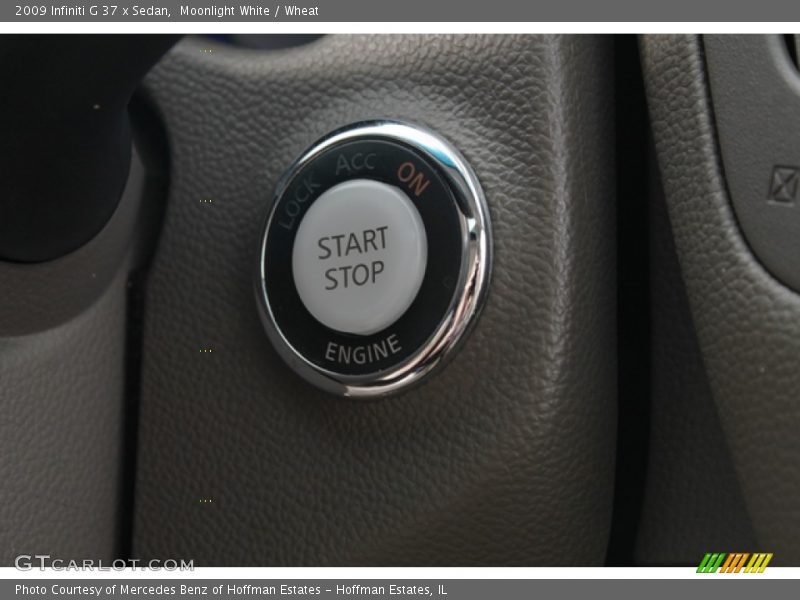 Moonlight White / Wheat 2009 Infiniti G 37 x Sedan