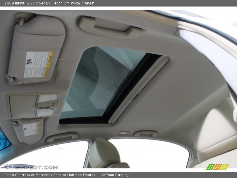 Moonlight White / Wheat 2009 Infiniti G 37 x Sedan