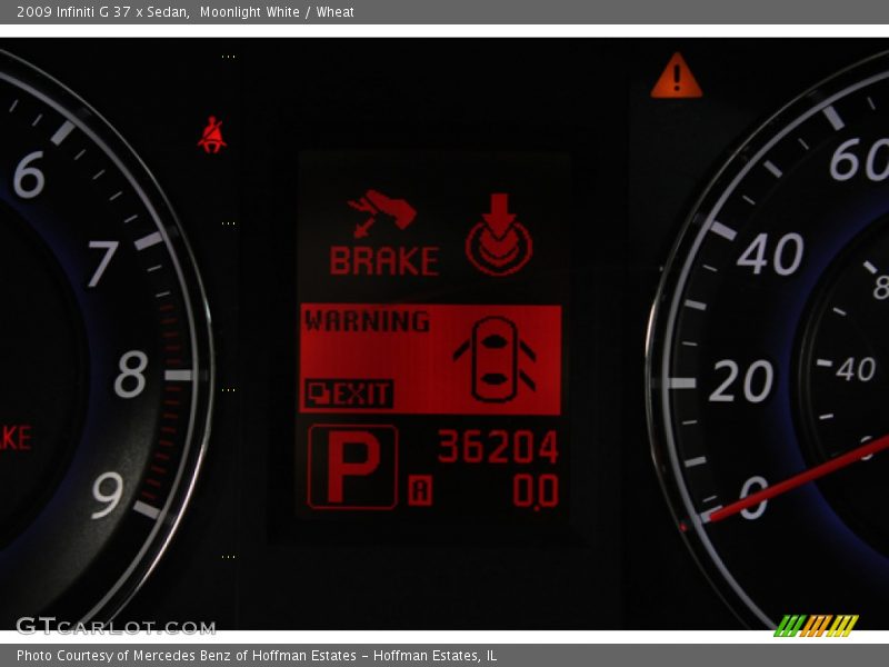 Moonlight White / Wheat 2009 Infiniti G 37 x Sedan