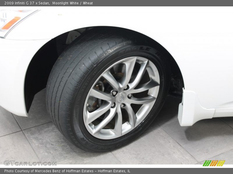 Moonlight White / Wheat 2009 Infiniti G 37 x Sedan