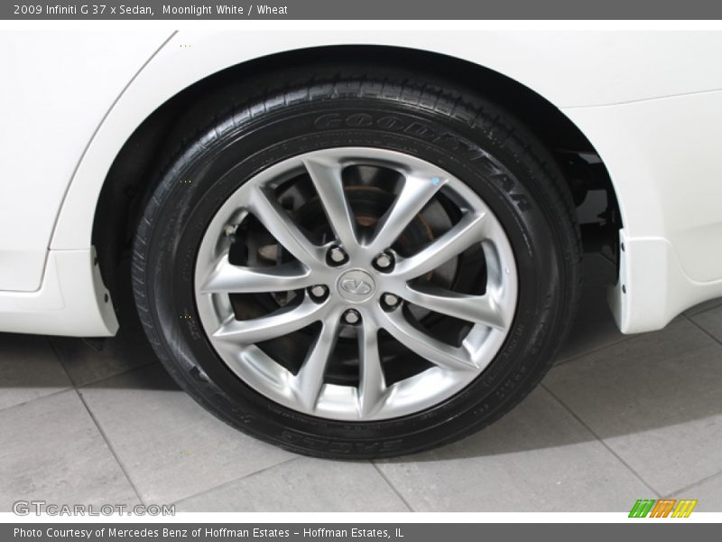 Moonlight White / Wheat 2009 Infiniti G 37 x Sedan