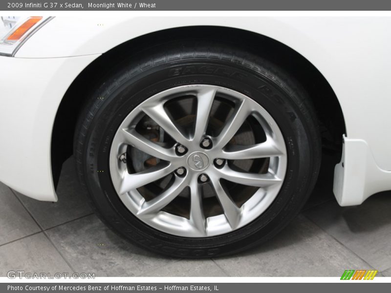 Moonlight White / Wheat 2009 Infiniti G 37 x Sedan