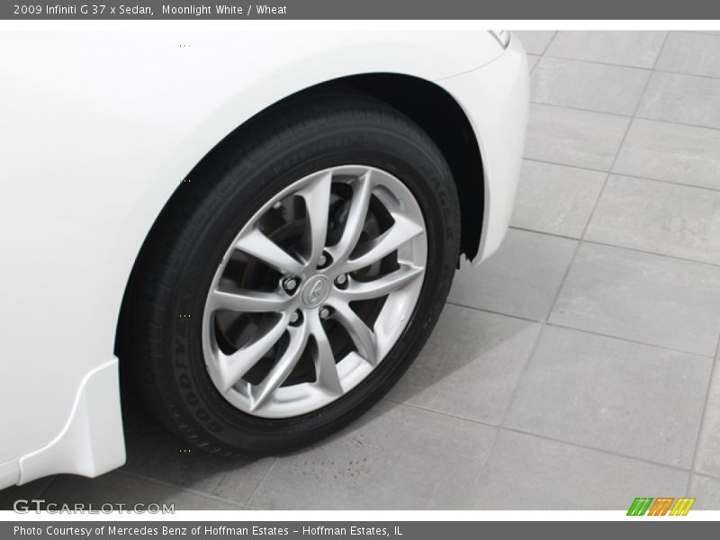 Moonlight White / Wheat 2009 Infiniti G 37 x Sedan