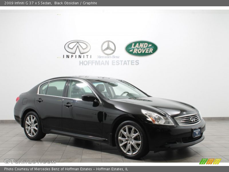Black Obsidian / Graphite 2009 Infiniti G 37 x S Sedan