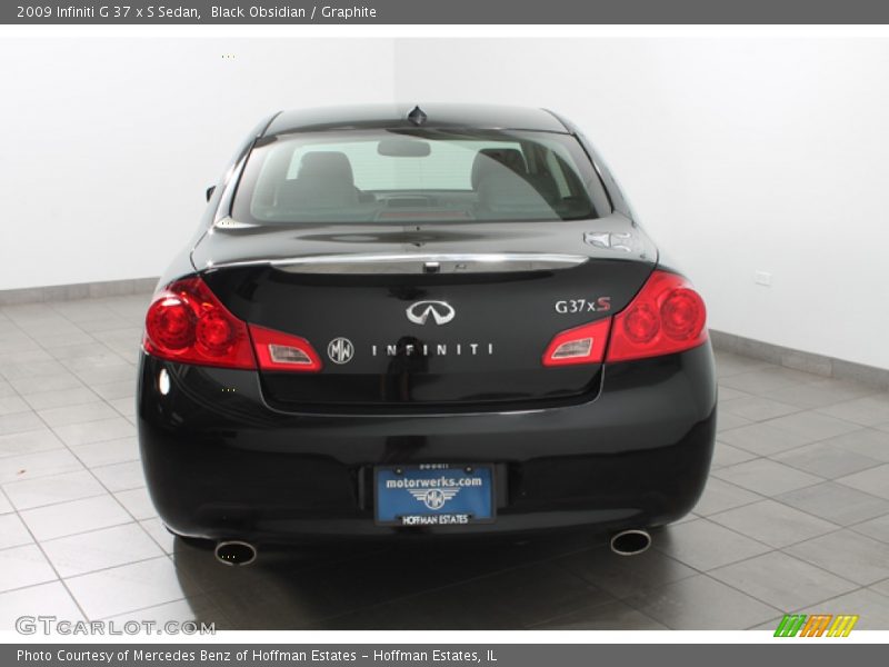 Black Obsidian / Graphite 2009 Infiniti G 37 x S Sedan