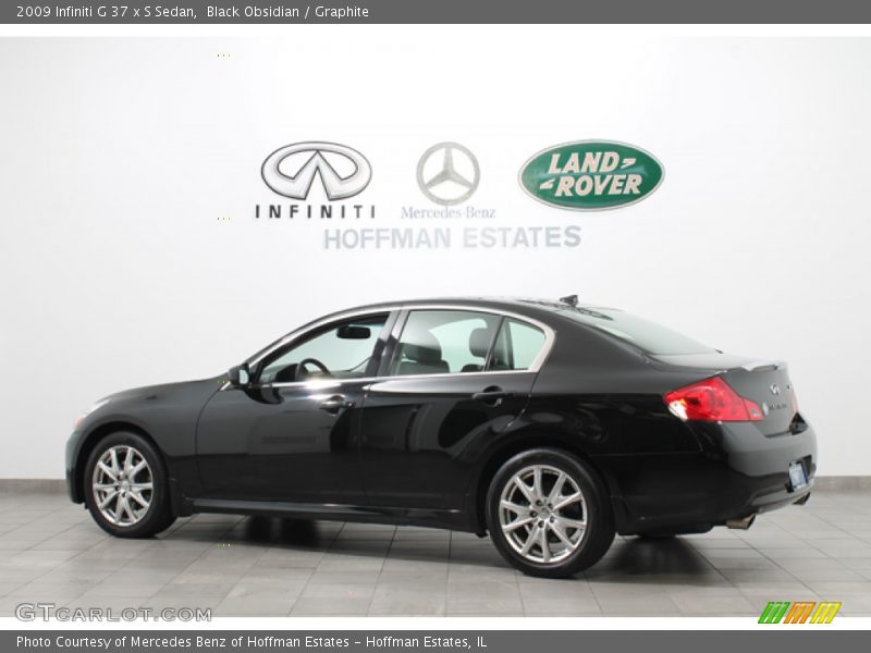 Black Obsidian / Graphite 2009 Infiniti G 37 x S Sedan