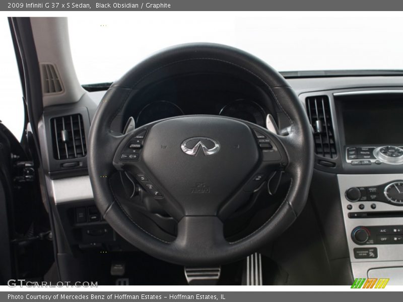 Black Obsidian / Graphite 2009 Infiniti G 37 x S Sedan