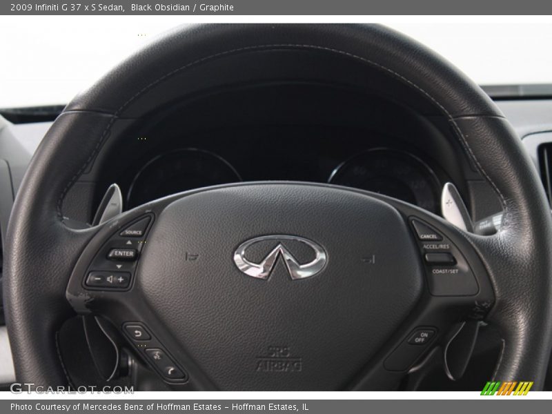 Black Obsidian / Graphite 2009 Infiniti G 37 x S Sedan