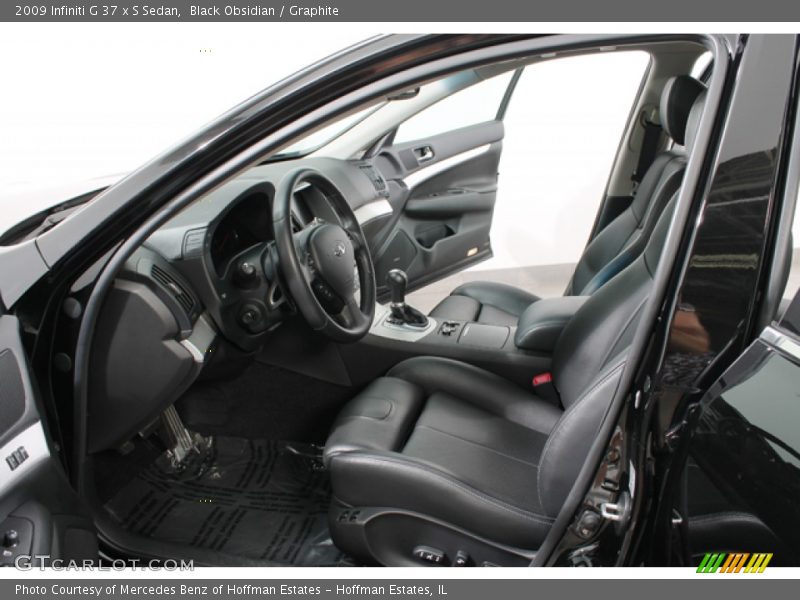 Black Obsidian / Graphite 2009 Infiniti G 37 x S Sedan